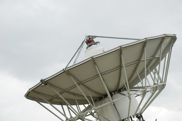 Communications satellite dish