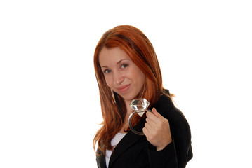 Girl and her diamond