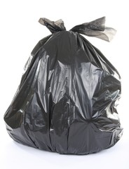 .garbage bag isolated on a white background