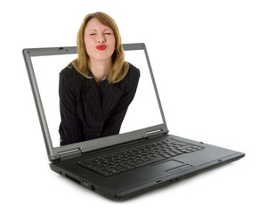 Fototapeta premium expressive woman