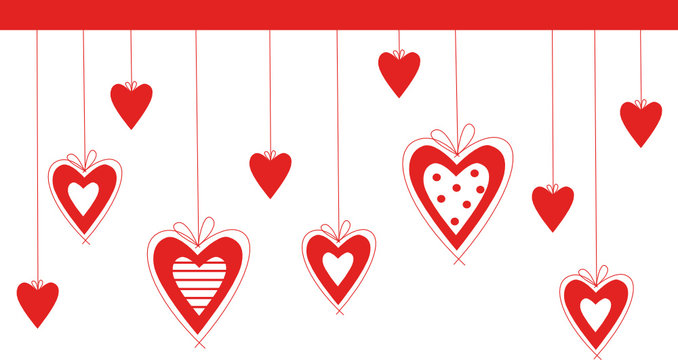 vector valentine background with heart