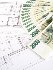Money - Czech crowns and plans