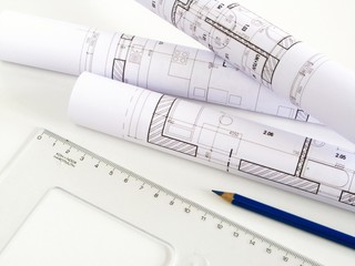 architectural sketch of house plan