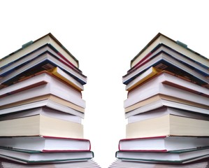 Books isolated