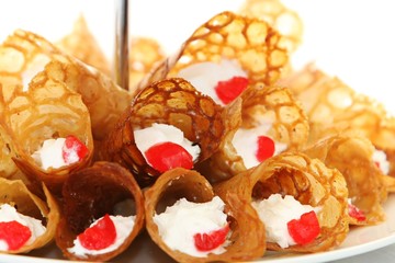 Fototapeta premium Brandy and Cream Cones