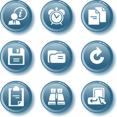 Blue button set 03