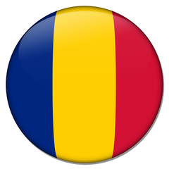 Fototapeta premium rumänien romania button
