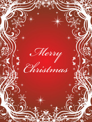 red winter card