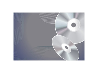Abstract background with CDs