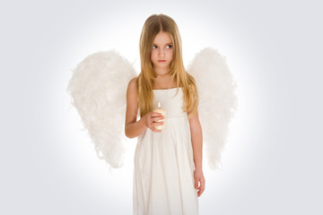 Angel with candle