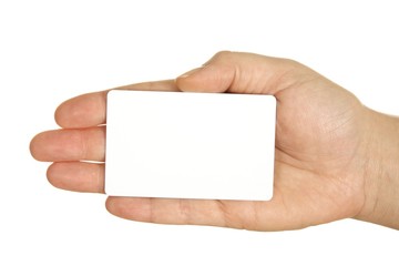Paper card (empty business card )