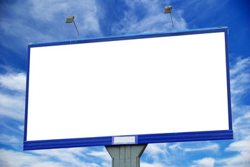 billboard on sky