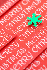 merry christmas background in red