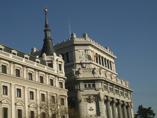 Obraz premium Calle Alcalá de Madrid