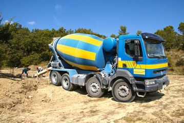 Camion béton