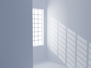 Obraz premium Lattice in a window