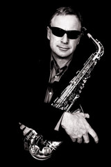 jazz saxophone player