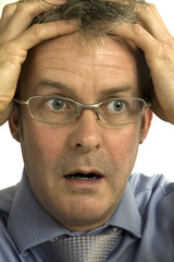 Worried businessman