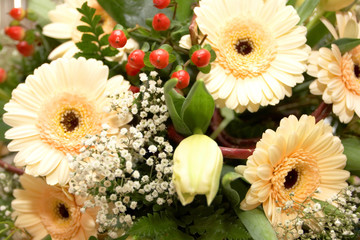 Multi-coloured bouquet