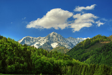 Beautiful alpin landscape
