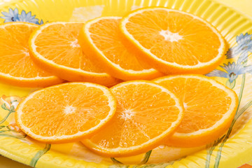 Several pieces of orange