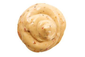 Some sauce isolated on white background