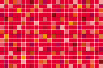 Fototapeta premium Mosaik_rot