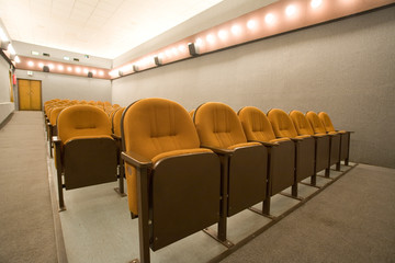 Fototapeta premium empty small cinema auditorium