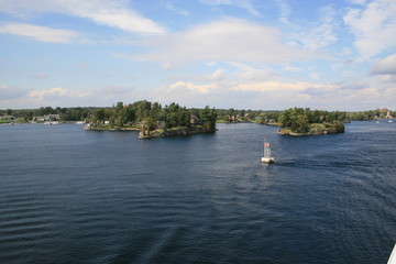 Fahrt über den Sankt Lorenz Strom