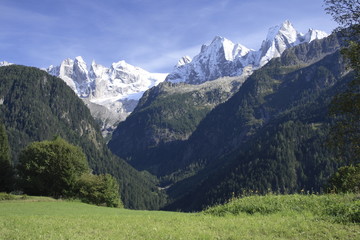 Berglandschaft bei Soglio