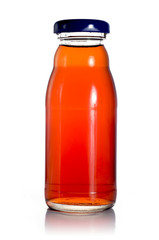 A bottle of plum juice