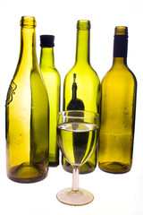 wine bottles