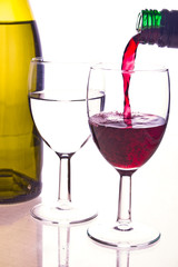 pouring wine