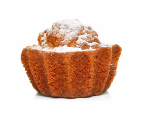 sweet pastry cake isolated on white