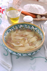 Maltagliati con fagioli - Primi piatti - Emilia Romagna