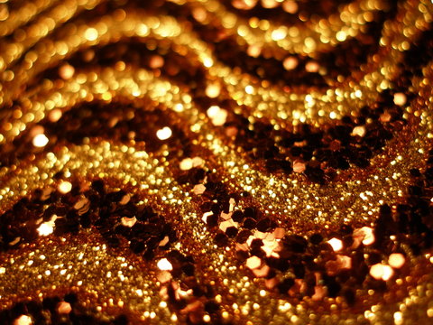 Fototapeta Gold and brown sparkles texture