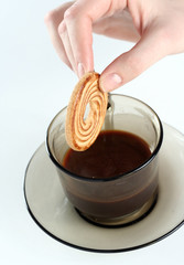 Cup with coffee