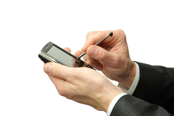 hands with communicator