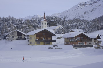 Winter in Maloja