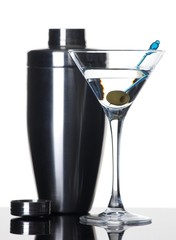Martini and shaker