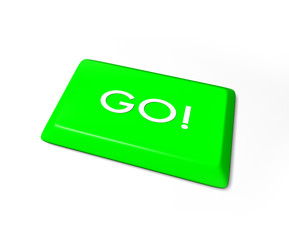 Go Key - Isolated on White