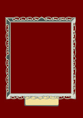 background series, hand draw frame, cartoon style