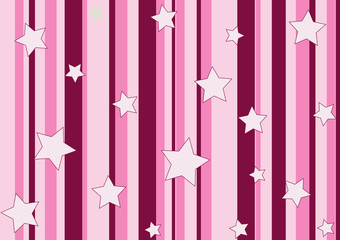 pink stars and stripes
