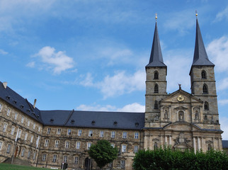 Fototapeta na wymiar Michaelsberg Monastery in Bamberg