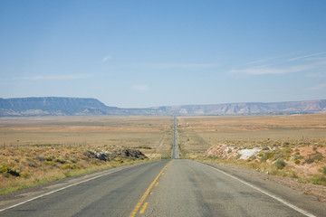 Fototapeta na wymiar Auf der Strasse New Mexico USA