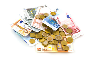 Obraz na płótnie Canvas Wiele euro