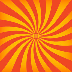 Obraz premium retro sunburst vector