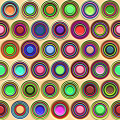colored spots pattern