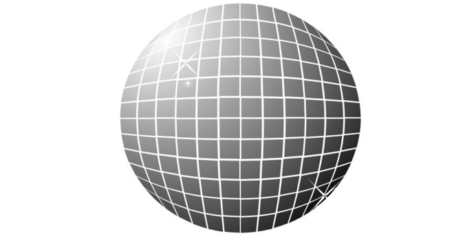 boule &agrave; facettes