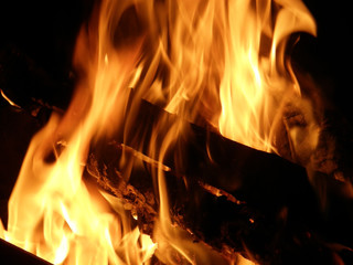Flames or fire